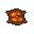 small orange pillow