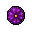 round purple pillow