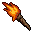 lit torch