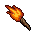 lit torch