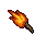 lit torch